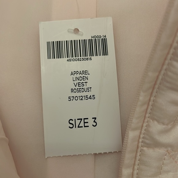 Chico's NWT Weekends Linden Vest Lt Pink Sz 3 - Picture 10 of 11